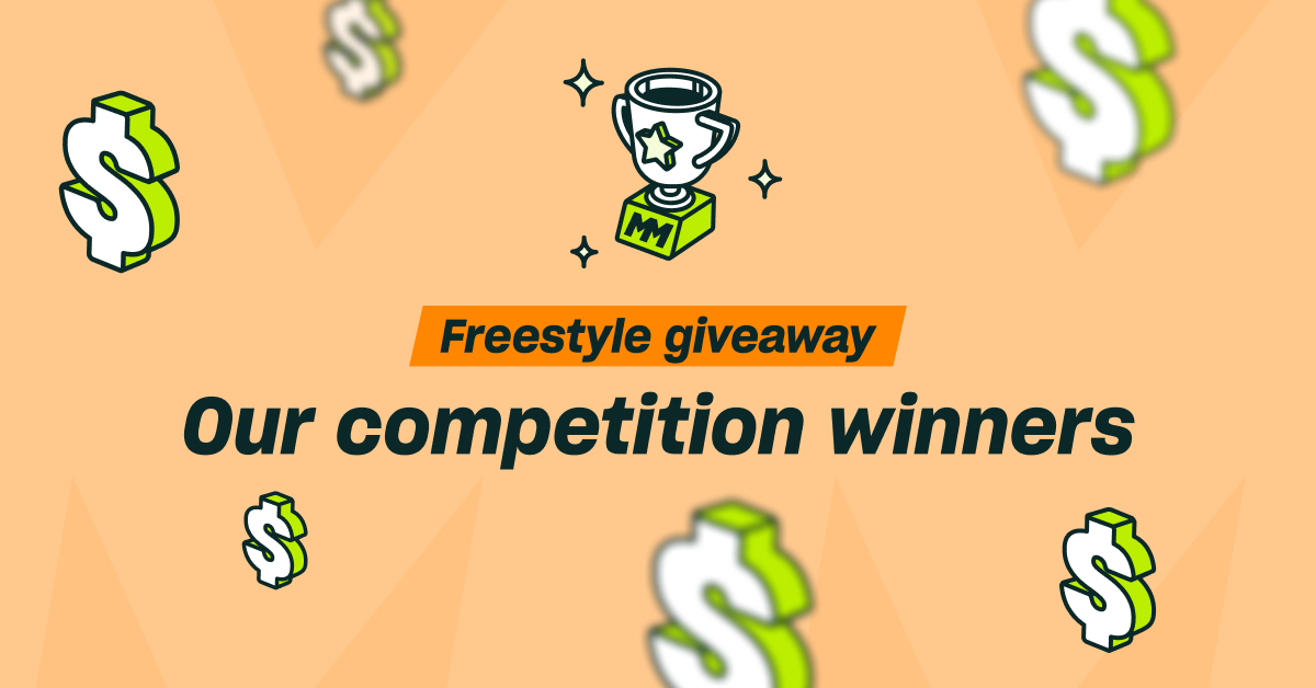 Freestyle giveaway winners